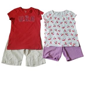 Girls Summer Outfits Lot size 7